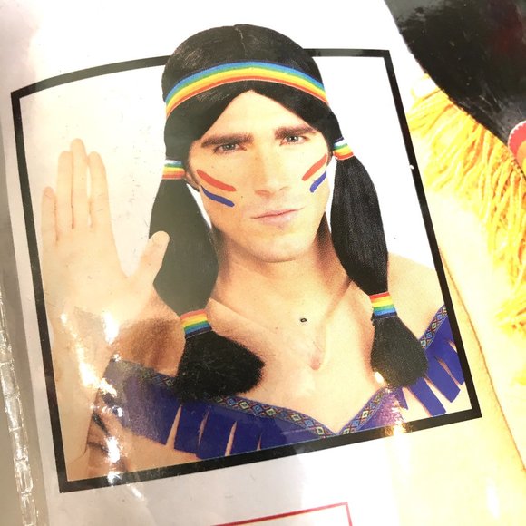 Forum Native American Costume Wig NWT - Picture 3 of 10